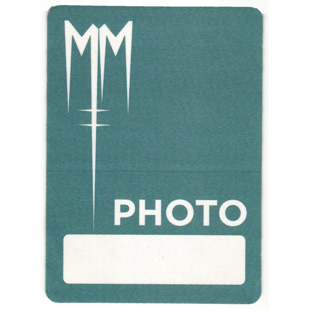 2013 Marilyn Manson Concert Backstage Pass Photo